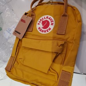 Kanken mini backpack in ochre new with tags